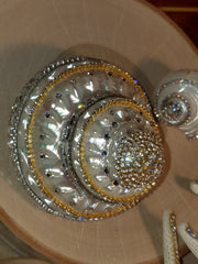 GLAMOUR SHELL with SHIMMERING RHINESTONES and Brilliant SWAROVSKI CRYSTALS