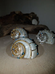 Custom Glamourized Shell * w/ SWAROVSKI CRYSTALS & RHINESTONES