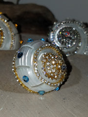 Custom Glamourized Shell * w/ SWAROVSKI CRYSTALS & RHINESTONES