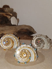 Custom Glamourized Shell * w/ SWAROVSKI CRYSTALS & RHINESTONES