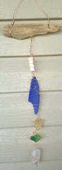 COASTAL ELEGANCE SUN CATCHERS!  DRIFTWOOD, SEA GLASS & SEA TREASURES Sun Catchers!