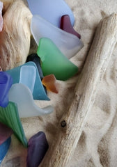 1 LB BEAUTIFUL SEA GLASS VARIETY! Various Colors, Shapes and Sizes!