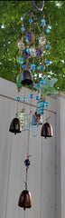 * BEAUTIFUL GLASS STARFISH AND BELLS CHIMES! *