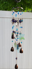 * BEAUTIFUL GLASS STARFISH AND BELLS CHIMES! *