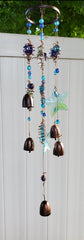 * BEAUTIFUL GLASS STARFISH AND BELLS CHIMES! *