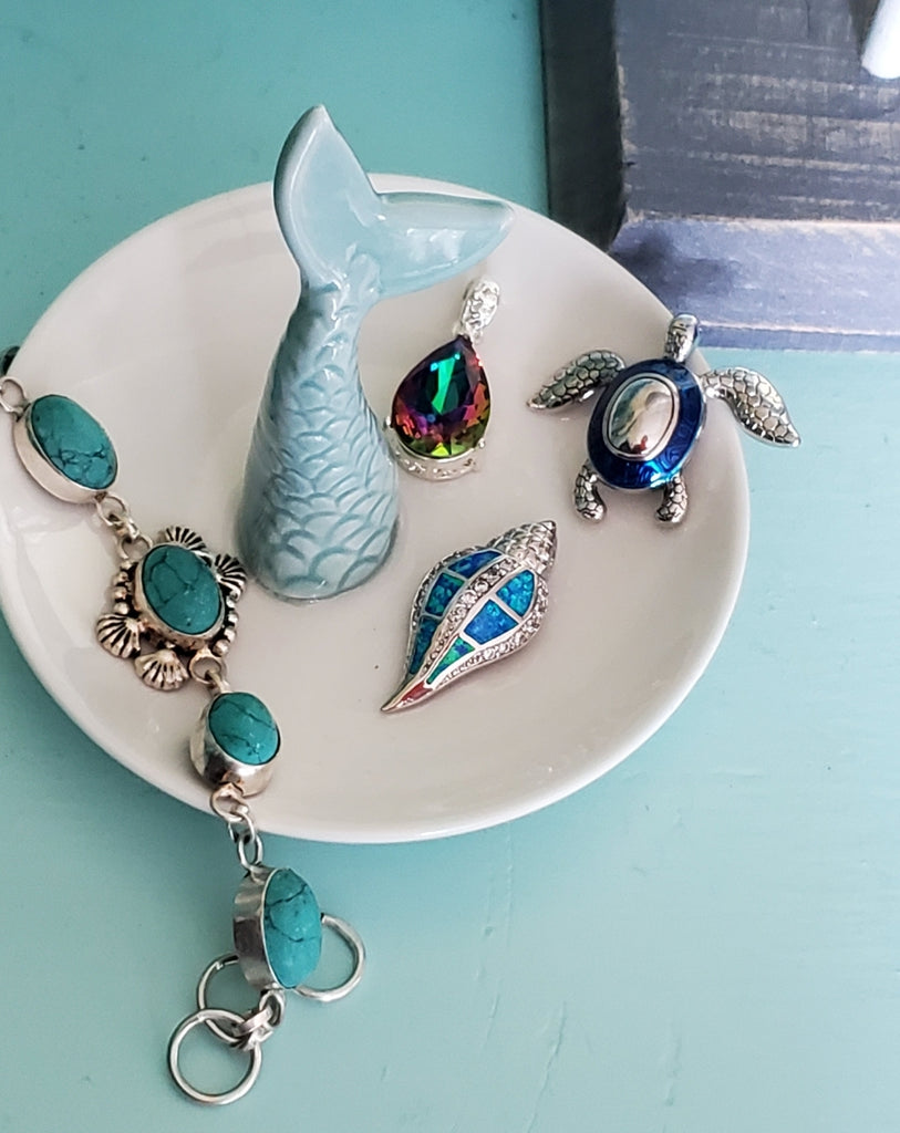 * MERMAID TAIL JEWELRY DISH HOLDER *