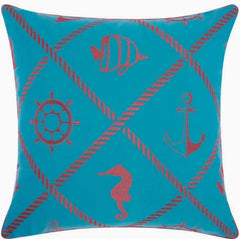 MINA VICTORY 20"X 20" INDOOR/OUTDOOR NAUTICAL PILLOW!